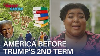 Dulcé Sloan Makes a Time Capsule of American Art amp Culture Before Trump Bans It All  The Daily Show [upl. by Feola]