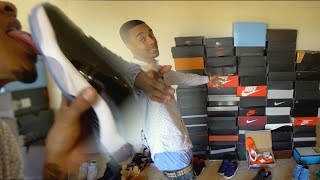 MY ENTIRE UPDATED SNEAKER COLLECTION 2017 RARE LIMITED HEAT JORDANS FOAMS [upl. by Vivianne300]