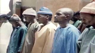 Men Praying in Sadl in Senegal  West Africa Year 1979 [upl. by Ayiak]