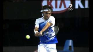 Marcos Baghdatis  DoubleHanded Backhand [upl. by Keung842]