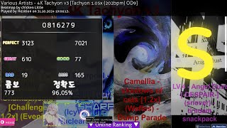 Tachyon v3 105x  clear 9605 [upl. by Xylia]