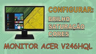 Configurar Monitor Acer V246HQL [upl. by Chiou]