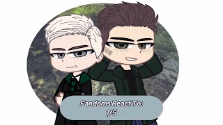 Fandoms React To Each Other 15 Supernatural  Harry Potter [upl. by Nnairek383]