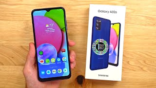 Samsung Galaxy A03s Unboxing amp First Impressions [upl. by Yatnwahs]