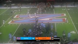 Week 10 Zachary vs Catholic [upl. by Devon]