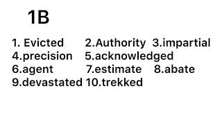 Worldly Wise Book 7 Lesson 1 Answers [upl. by Josselyn]