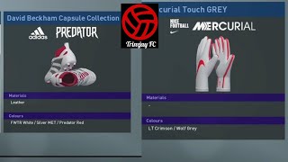 PES 2019 ALL BOOTS AND GOALKEEPER GLOVES [upl. by Ssitnerp]