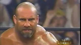 WCW Monday Nitro  Sting Goldberg amp Hulk Hogan vs Kevin Nash Sid Vicious amp Rick Steiner [upl. by Sedgewake]