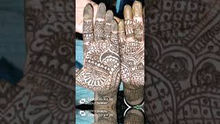 Beautiful bridal mehandi designsnice mehandi designs shorts bridel mehandi designs treding [upl. by Maggio]