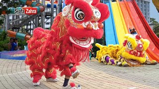 Barongsai 2020 main di Kolam Renang Atlantis Ancol  Lion Dance cny 2023 [upl. by Jenny]