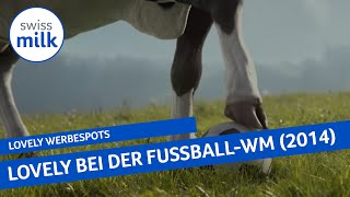 Kuh Lovely bereitet sich für die FussballWM in Brasilien vor  Werbespot  Swissmilk 2014 [upl. by Karlie576]