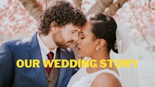 OUR WEDDING STORY  Interracial Christian Couple  How We Met Series Pt 4  Couch Conversations [upl. by Osborn]