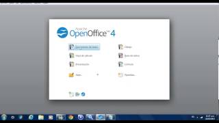 COMO USAR EL PROGRAMA OPENOFFICE 4 [upl. by Wake355]