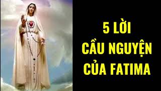 5 lời cầu nguyện của Fatima kinh Nguyện Hằng Ngày [upl. by Annabal]