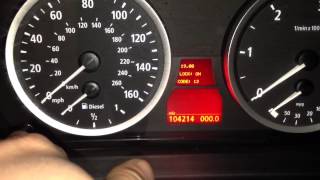 How to check engine temperature in BMW 5 series E60 [upl. by Zilber]