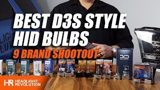 The Best D3S HID Bulbs Shootout and Comparison with 9 Brands  Headlight Revolution [upl. by Haym]