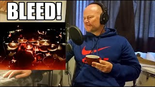 Drum Teacher Reacts Meshuggah  BLEED  Tomas Haake Live Drum Cam [upl. by Asatan917]