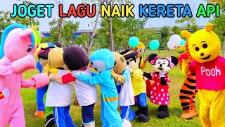 Lagu naik kereta api Mix badut lucu joget  Lagu terpopuler sampai sekarang [upl. by Munn638]