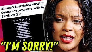 Rihannas Savage X Fenty line Sued For Misleading Customers Must Pay Up [upl. by Oelc]