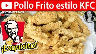 Cómo hacer POLLO FRITO estilo KFC Vicky Receta Facil [upl. by Einnor442]