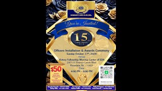 Rosedale Lions Club Inc 15th Anniversary Officers Installation amp Awards Ceremony Gala [upl. by Aseret]