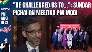 Sundar Pichai Interview  quotHe Challenged Us To Do More Forquot Sundar Pichai On Meeting PM Modi [upl. by Gleda612]