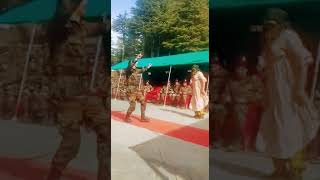 Indian army dance dogri song paai ve fojiya Ghar fere kali Jind dukhde ghenere [upl. by Slocum]