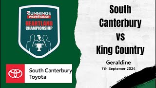 Bunnings Heartland Championship South Canterbury vs King Country [upl. by Stephenson]