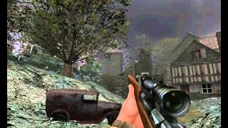 Medal of Honor Allied Assault Mission 14 Snipers last stand Outskirts Walkthrough [upl. by Elnora137]