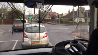 Front seat ride aboard Ensign BCI triaxle [upl. by Tess]