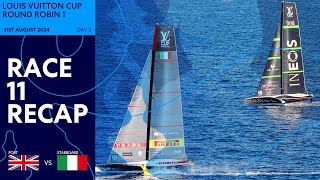 Louis Vuitton Cup Race 11 Recap [upl. by Leonanie]