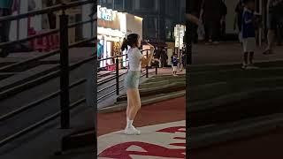 리바이브엑스  오마이걸 oh my girl  돌핀 dolphin dance cover busking 서울거리 [upl. by Argile]