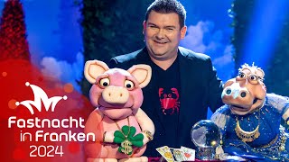 Sebastian Reich PigNic und Amanda Deutschrap  Fastnacht in Franken 2024  BR Kabarett amp Comedy [upl. by Slemmer]