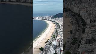 Praia de Copacabana vista de cima Vídeo de drone em 4k [upl. by Harwill]