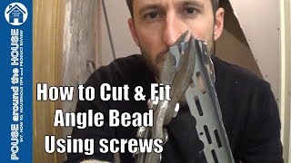 How to install drywall corner beadangle bead plaster corner beadangle bead [upl. by Hennebery]