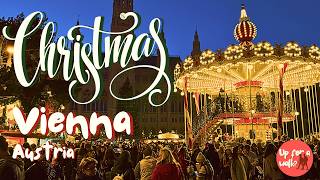 BEST Christmas Markets Vienna Opening 2024  ULTIMATE Walking Tour [upl. by Aroda]