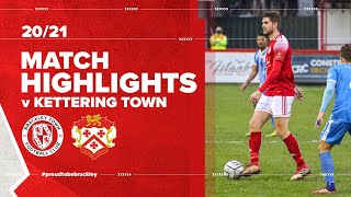 HIGHLIGHTS Brackley Town 1 Kettering Town 1 Vanarama National League North [upl. by Ives]