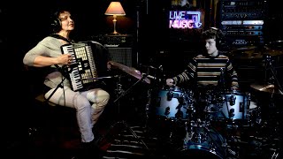 Astor Piazzolla  Libertango accordion and drums duo [upl. by Bedell]