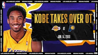 Kobe Takes Over In 2000 NBA Finals Game 4  NBATogetherLive Classic Game [upl. by Ydnim560]