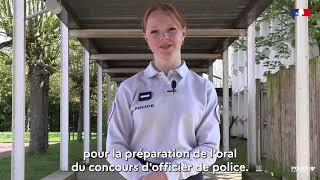 Conseils de Lucie sur loral du concours dofficier de police [upl. by Phio]