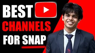 TOP YOUTUBE CHANNELS FOR SNAP PREPARATION  TARGET SIBM PUNE SCMHRD [upl. by Mercy]