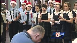 Portland children sing carols at rehabilitation center [upl. by Hannis]