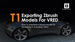 Tip 1 Export Zbrush Models for VRED [upl. by Lindie]