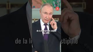 Poutine sur l’illégitimité de Zelensky [upl. by Yorgerg4]