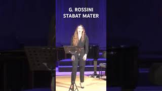 Inflammatus et accensus rossini stabatmater soprano voice classicalsinging performing sound [upl. by Nylteak]