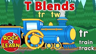 Beginning Consonant Blends with T  Learn to Read tr tw  Rock ’N Learn [upl. by Tabbie948]