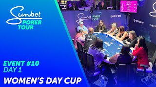 SunBet Poker Tour Time Square  Womens Day Cup Part 2 [upl. by Odrude]