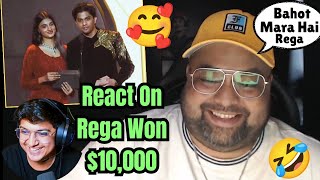 GoldyBhai React On Rega Wins 10000 In eSports Awards🥰  Trolling Regas English 🤣 mortal rega [upl. by Cralg]