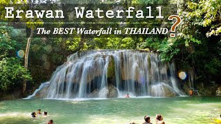 Erawan Waterfall Kanchanaburi THAILAND น้ำตกเอราวัณ  7 Level Waterfall  Erawan  Thailand Travel [upl. by Lucinda]