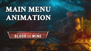 Blood and Wine Main Menu LoadingAnimation Screen [upl. by Rovelli]